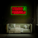 Taco & Tequila Neon Sign - Reels Custom