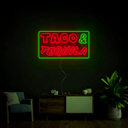 Taco & Tequila Neon Sign - Reels Custom