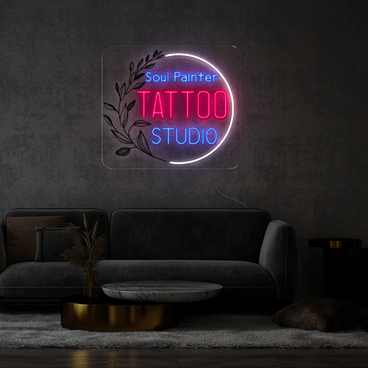 Tattoo Studio Artwork Neon Sign - Reels Custom