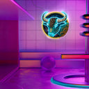 Taurus Zodiac Artwork Led Neon Sign - Reels Custom