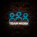 Team Work Neon Sign - Reels Custom