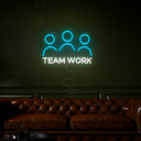Team Work Neon Sign - Reels Custom