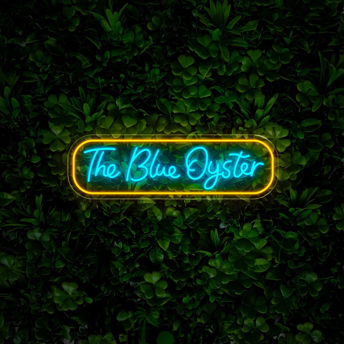 The Blue Oyster Neon Sign - Reels Custom