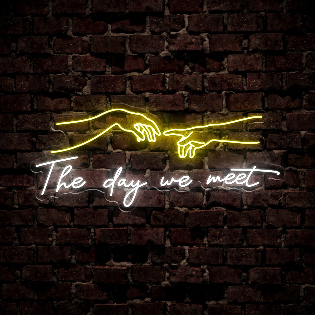 The Day We Met Neon Sign - Reels Custom