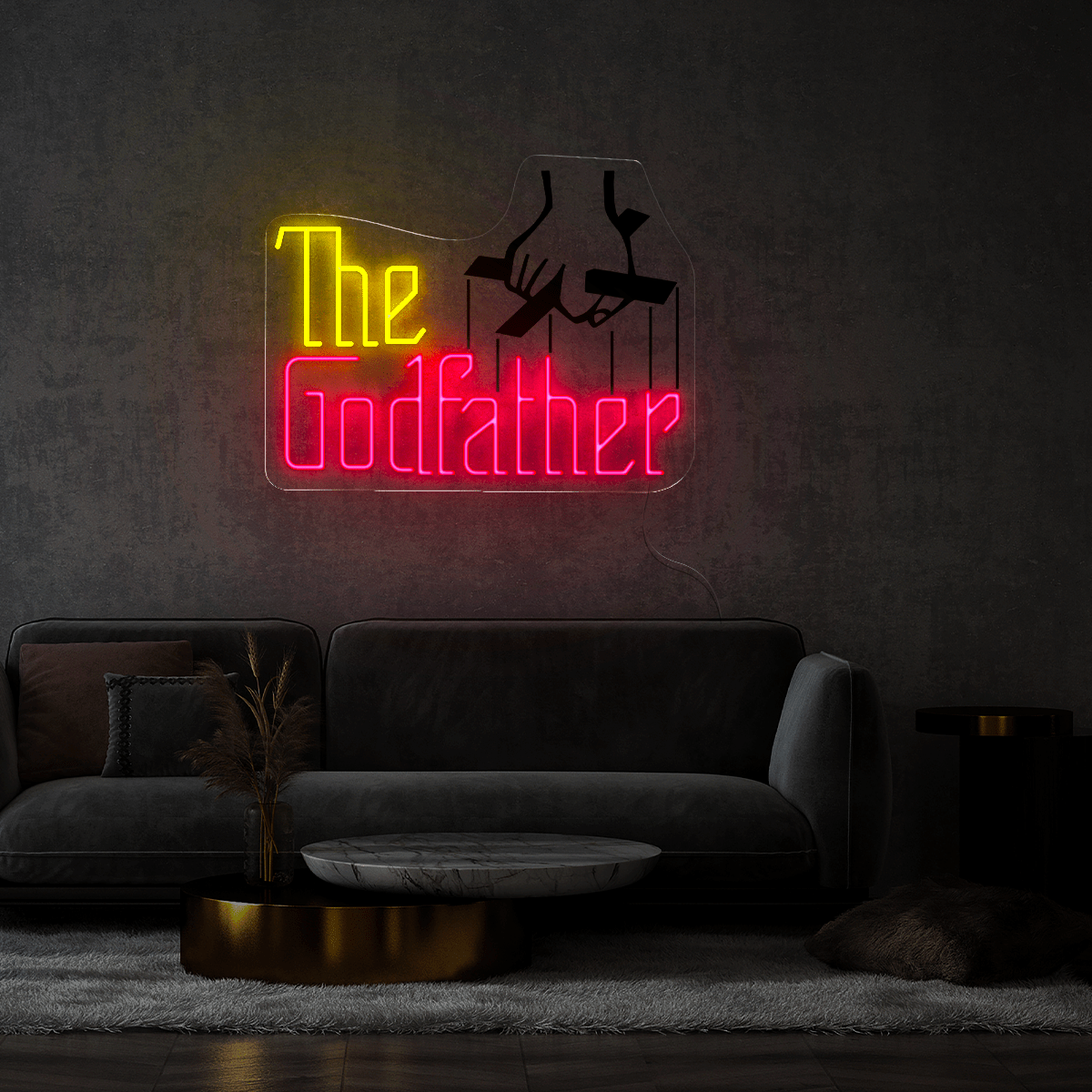 The Godfather Artwork Neon Sign - Reels Custom