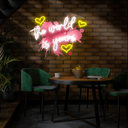 The World Is Yours Artwork Neon Sign - Reels Custom
