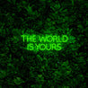 The World Is Yours Wedding Led Neon Sign - Reels Custom