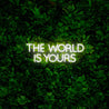 The World Is Yours Wedding Led Neon Sign - Reels Custom