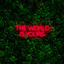The World Is Yours Wedding Led Neon Sign - Reels Custom