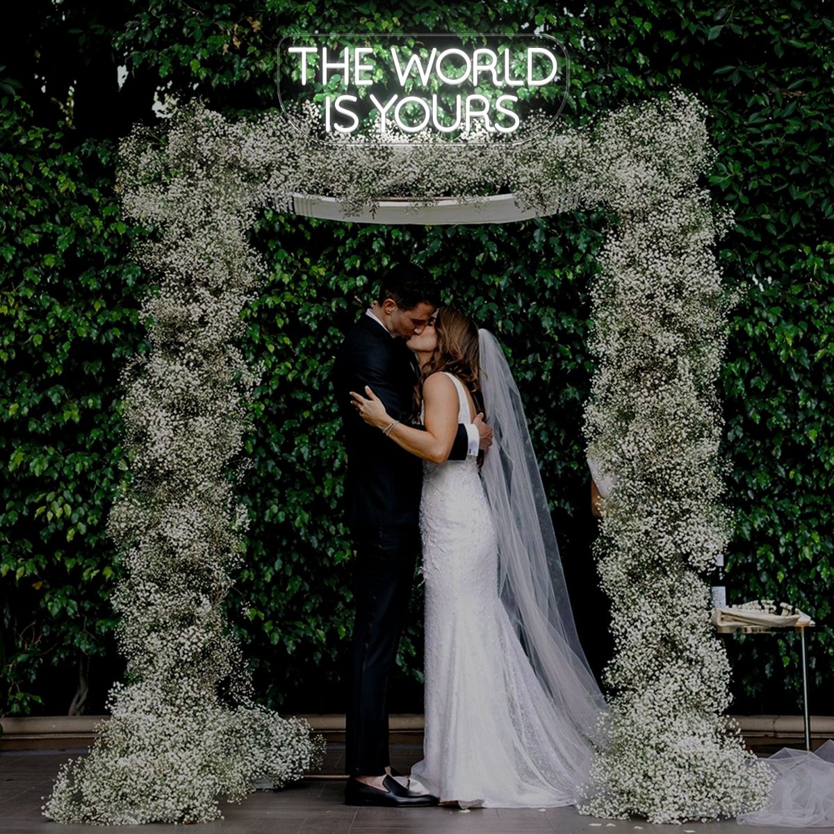 The World Is Yours Wedding Led Neon Sign - Reels Custom