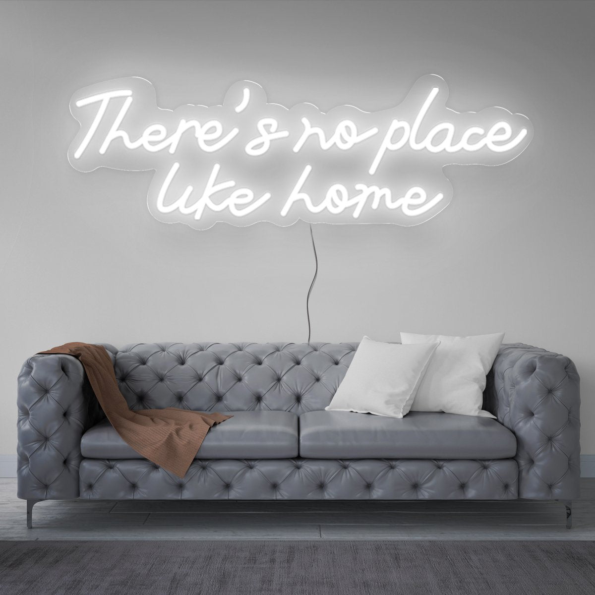 There's No Place Like Home Led Neon Sign - Reels Custom