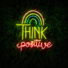 Think Positive Quotes Led Neon Sign - Reels Custom