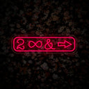 To Infinity And Beyond Wedding Neon Sign - Reels Custom