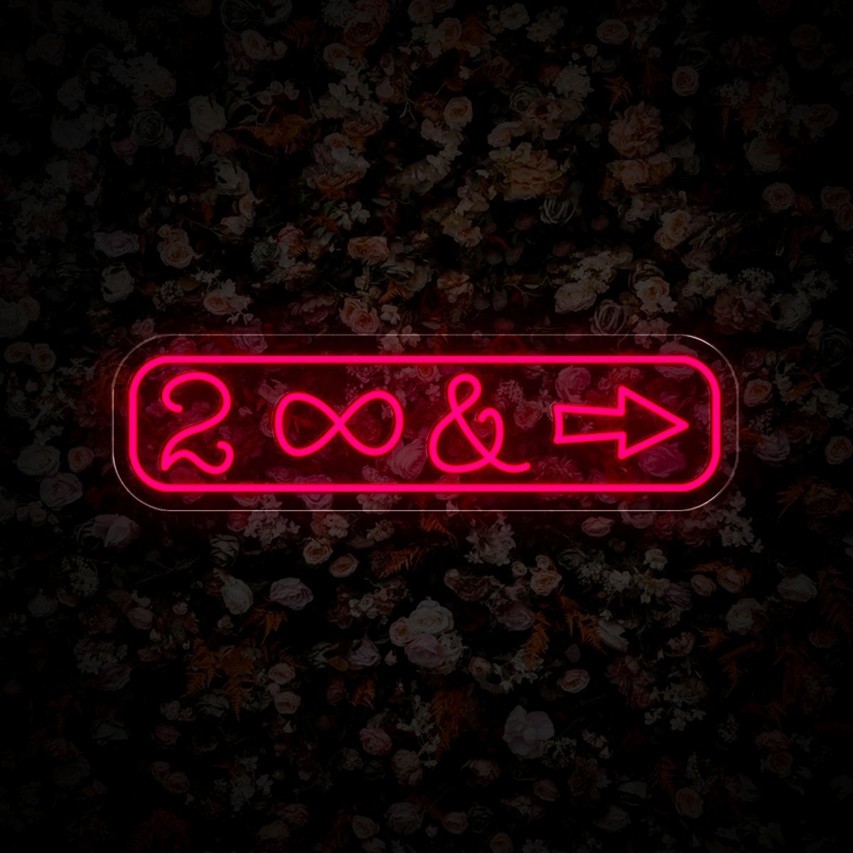 To Infinity And Beyond Wedding Neon Sign - Reels Custom