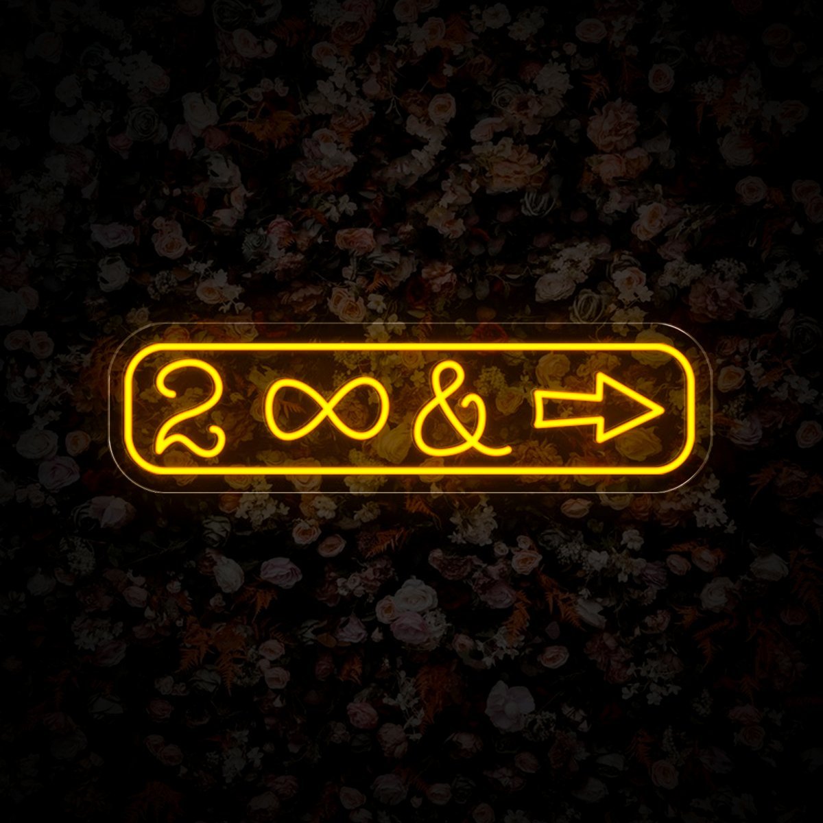 To Infinity And Beyond Wedding Neon Sign - Reels Custom