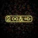 To Infinity And Beyond Wedding Neon Sign - Reels Custom