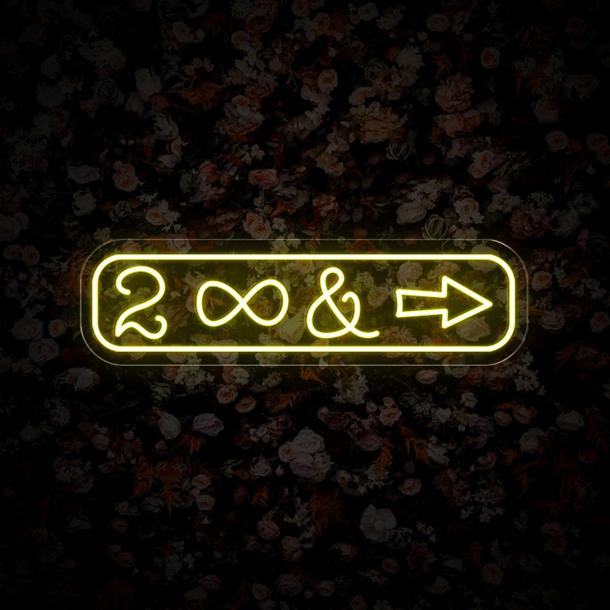 To Infinity And Beyond Wedding Neon Sign - Reels Custom