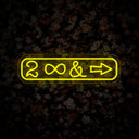 To Infinity And Beyond Wedding Neon Sign - Reels Custom