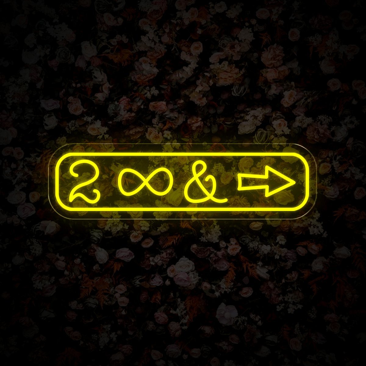 To Infinity And Beyond Wedding Neon Sign - Reels Custom