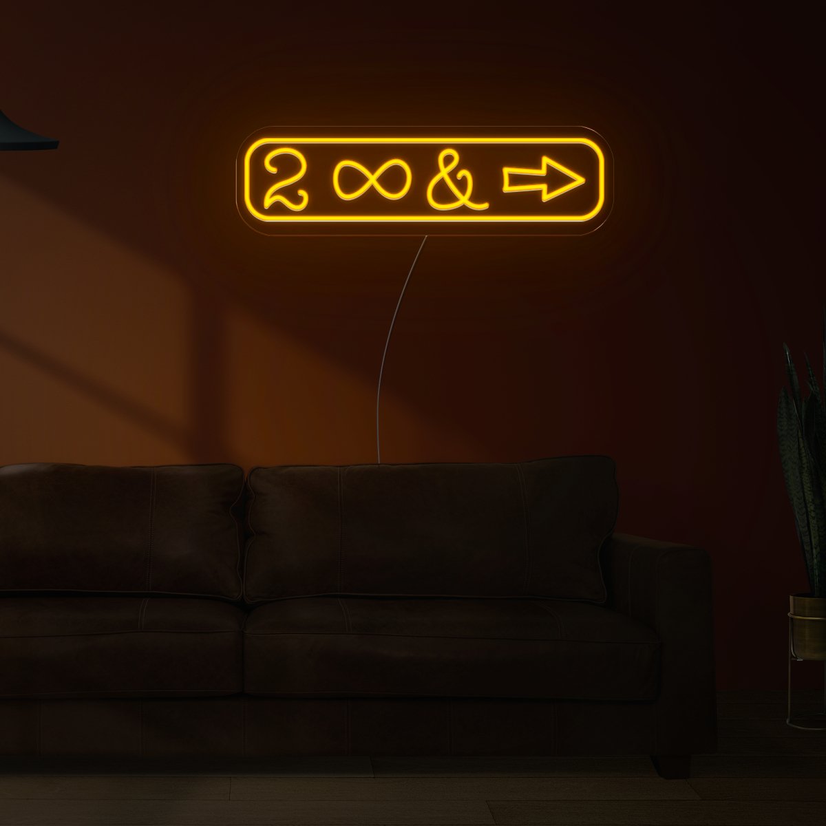 To Infinity And Beyond Wedding Neon Sign - Reels Custom