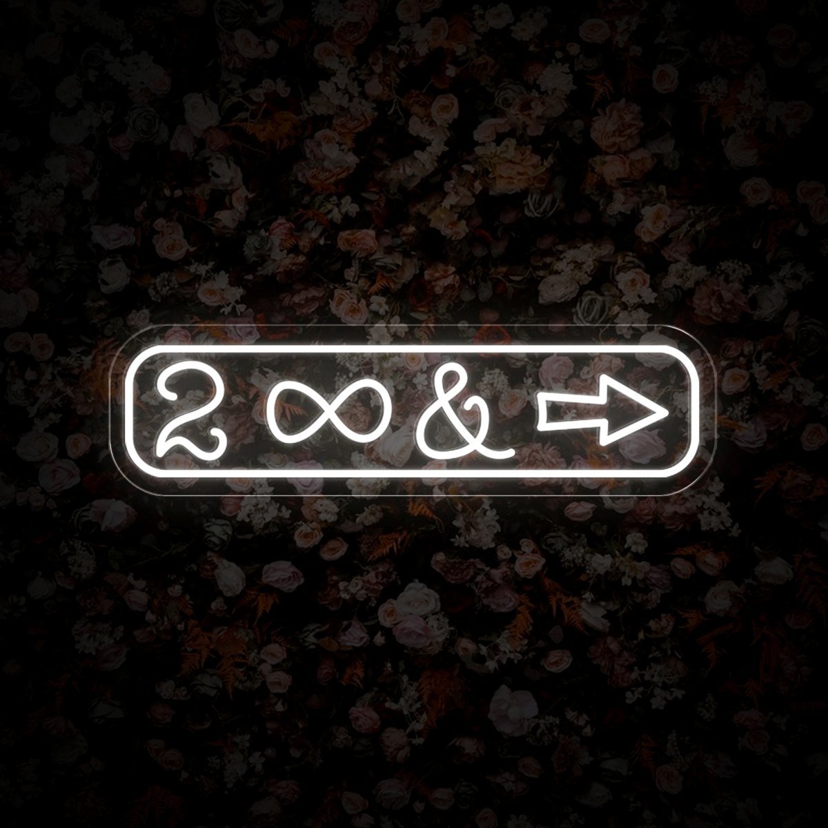 To Infinity And Beyond Wedding Neon Sign - Reels Custom