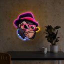 Too Cool Monkey Gang Artwork Led Neon Sign - Reels Custom