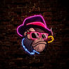 Too Cool Monkey Gang Artwork Led Neon Sign - Reels Custom