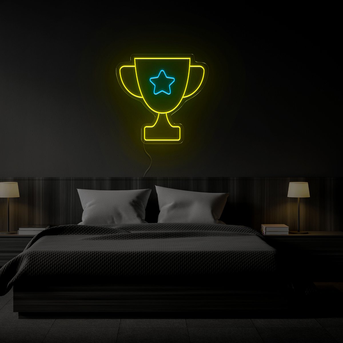 Trophy Cup Neon Sign - Reels Custom