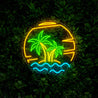 Tropical Island Neon Sign - Reels Custom