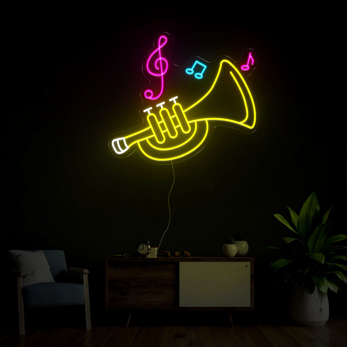 Tuba Led Neon Sign - Reels Custom