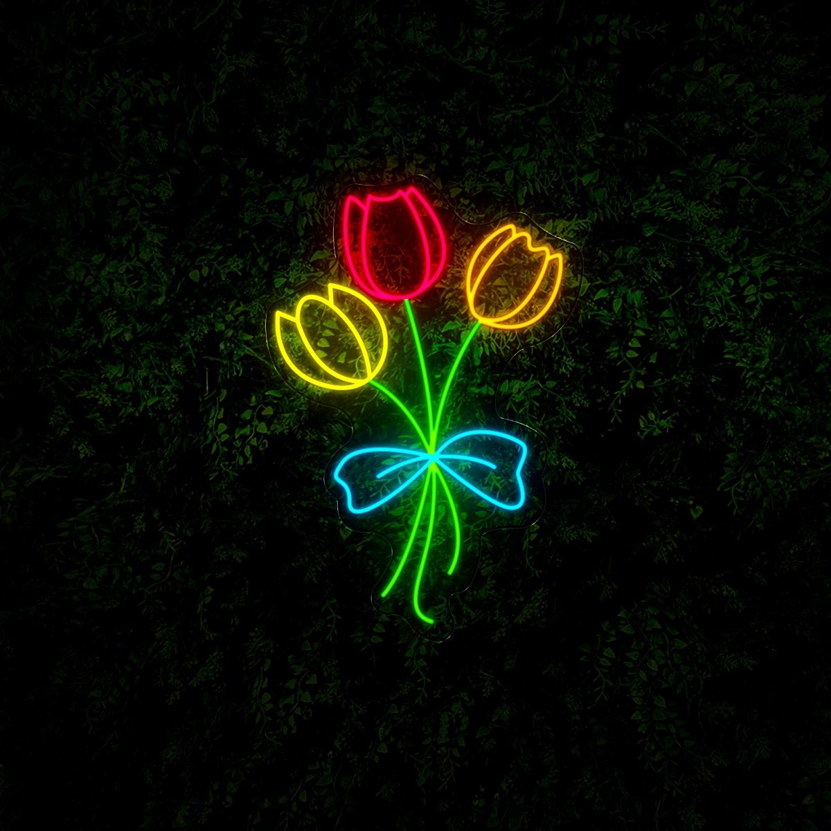 Tulip Flowers Led Neon Sign - Reels Custom