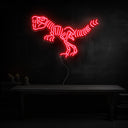Tyrannosaurus Rex Skeleton Led Neon Sign - Reels Custom