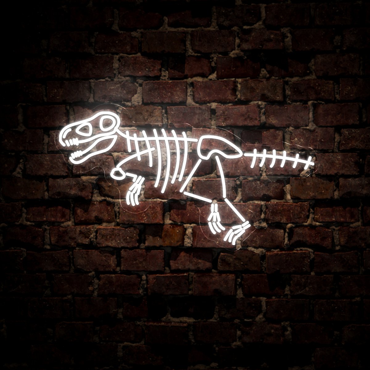 Tyrannosaurus Rex Skeleton Neon Sign - Reels Custom