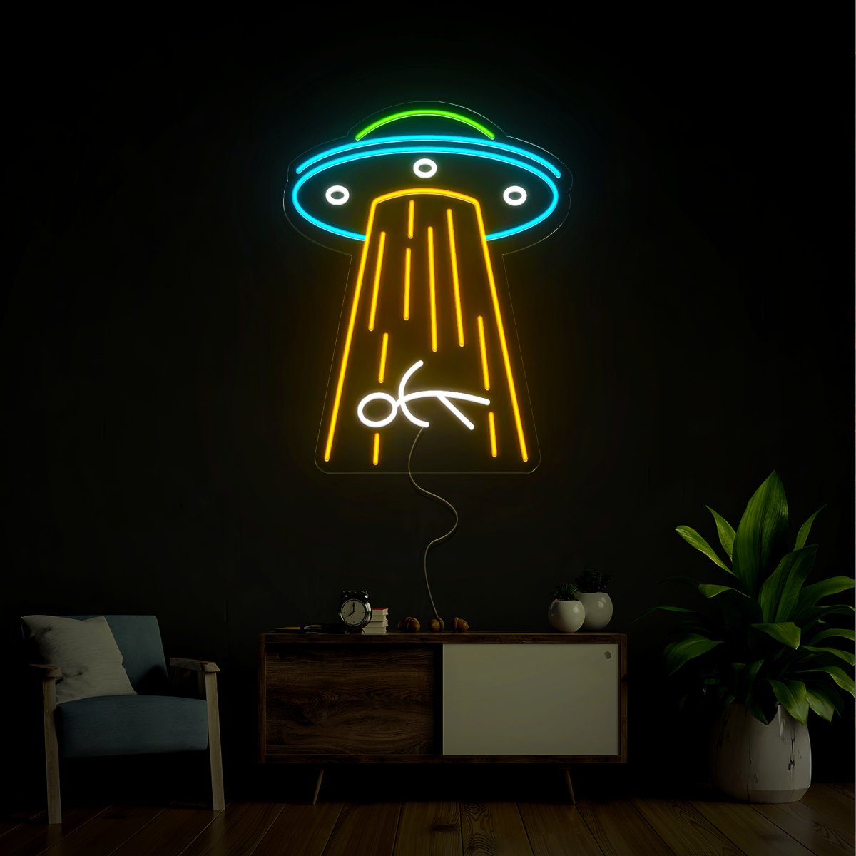 Ufo Neon Sign - Reels Custom