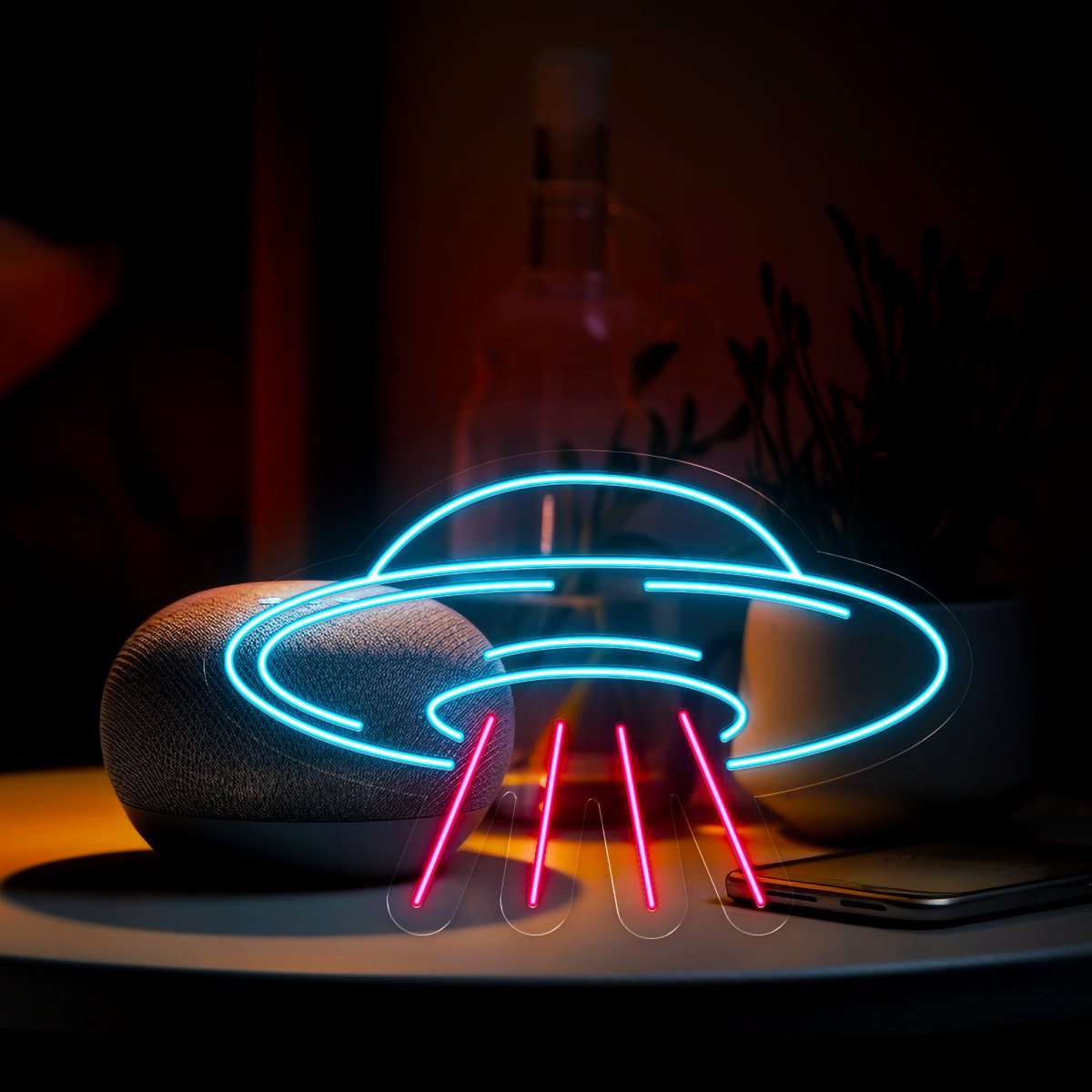 UFO Space Led Neon Sign - Reels Custom