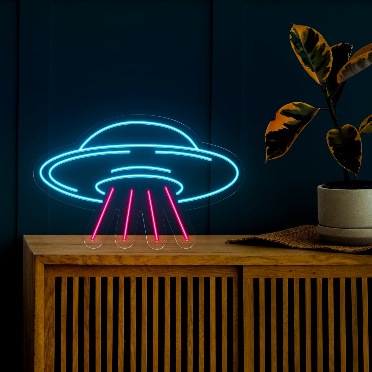 UFO Space Led Neon Sign - Reels Custom