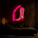 Under the Boot Artwork Led Neon Sign - Reels Custom