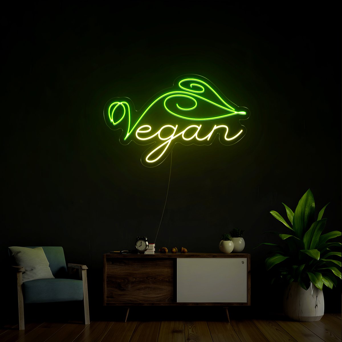 Vegan Neon Sign - Reels Custom