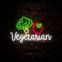 Vegetarian Neon Sign - Reels Custom