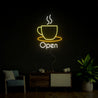 Vertical Coffee Neon Sign - Reels Custom