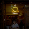Vertical Coffee Neon Sign - Reels Custom