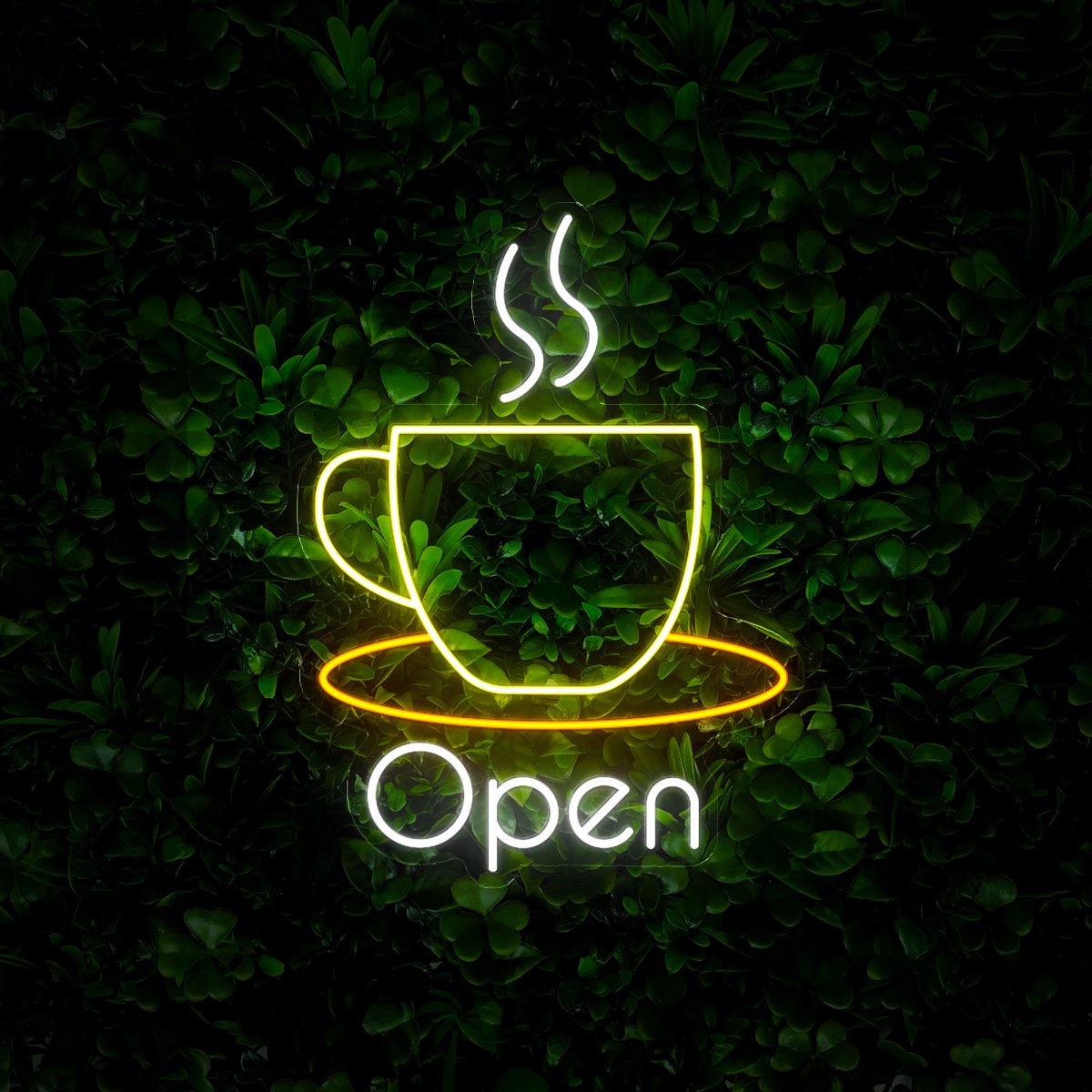 Vertical Coffee Neon Sign - Reels Custom