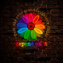 Vote Like Your Granddaughter's Rights Depend On It Artwork Neon Sign - Reels Custom