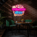 Welcome Disco Class Artwork Neon Sign - Reels Custom