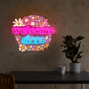 Welcome Disco Class Artwork Neon Sign - Reels Custom