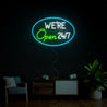 We're Open 24/7 Neon Sign - Reels Custom