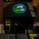 We're Open 24/7 Neon Sign - Reels Custom