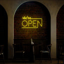 We're Open Neon Sign - Reels Custom