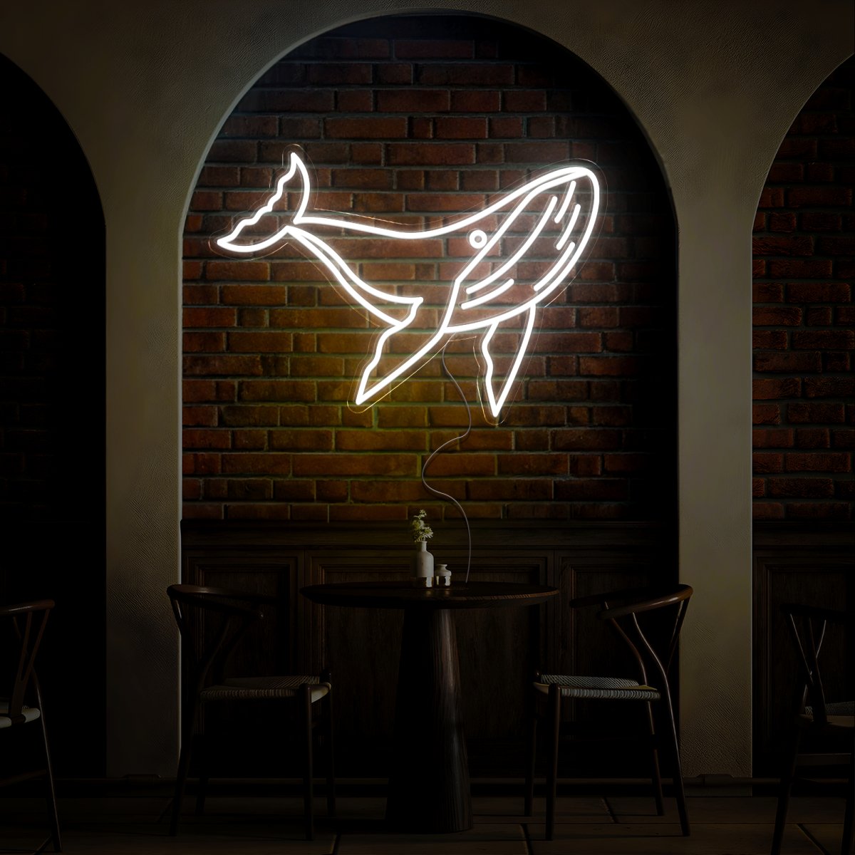 Whale Neon Sign - Reels Custom