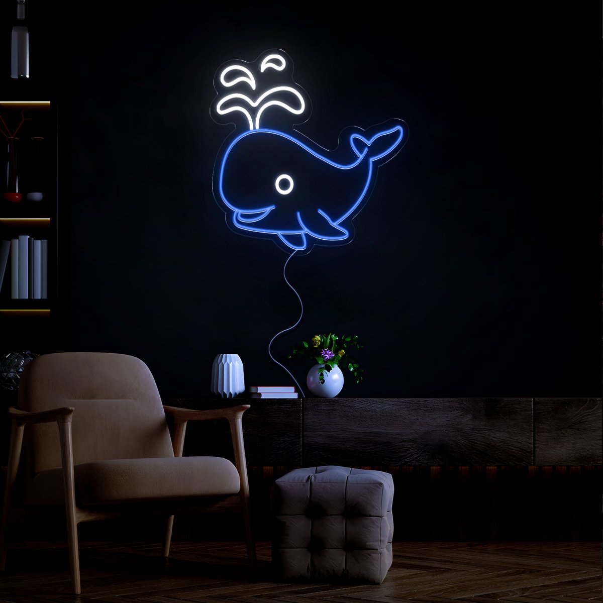 Whale Pal Neon Sign - Reels Custom